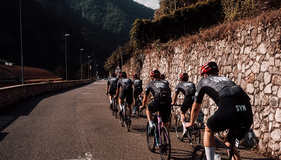 Het ABUS-team tijdens de Tour de Friends in Italië / ©Dennis Arndt